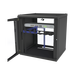 Gabinete para Montaje en Pared Cuerpo Fijo, con 12 Unidades de Rack, de 19in, Puerta de Cristal Templado, Fabricado en Acero - SILYMX