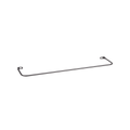 Barra Alivio Tensión Rack 19" Extensión 5" 1U Negro PANDUIT SRB19D5BL