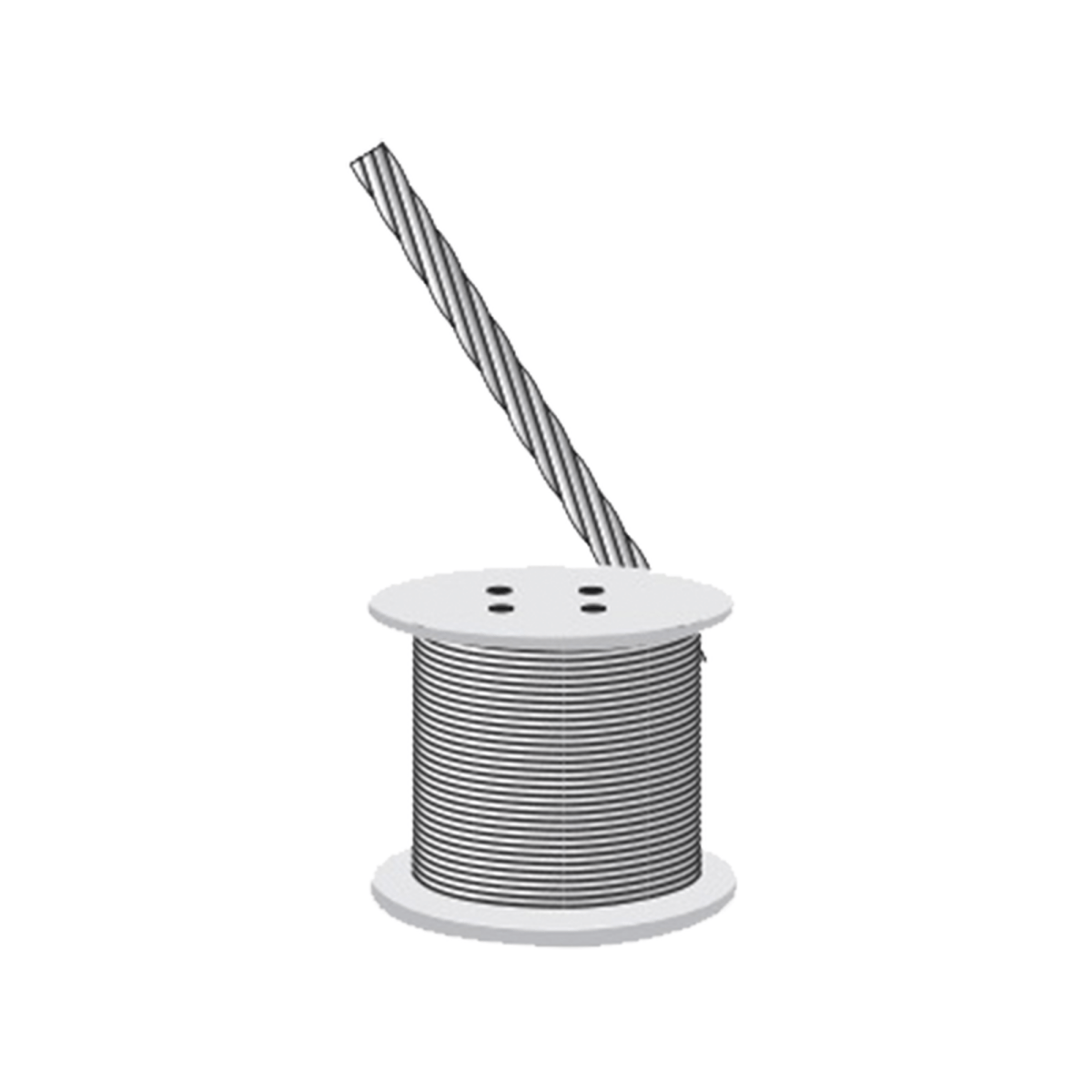 Cable de Retenida 7 Hilos , Resistencia 600 kg, Diámetro 1/8" (Metro). - SILYMX
