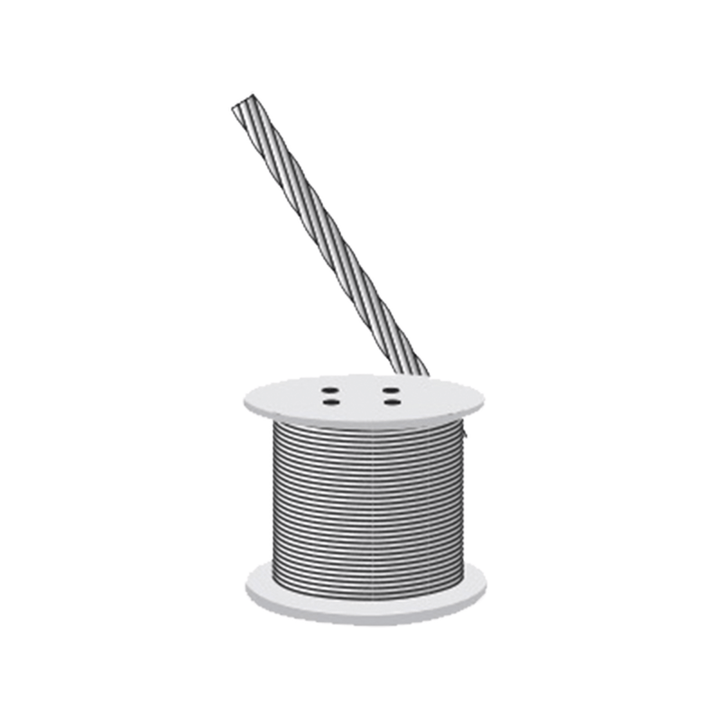 Cable de Retenida 7 Hilos , Resistencia 600 kg, Diámetro 1/8" (Metro). - SILYMX