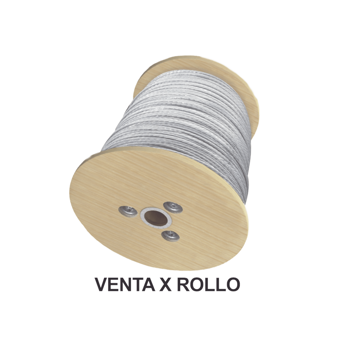 Cable Retenida de 3/8", Resistencia 4900 Kg, 7 Hilos (Carrete de 2000 metros). - SILYMX