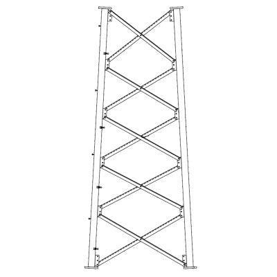 Sección 6 Base para Torre Autosoportada línea SSV (Código de Fábrica: 6N62) - SILYMX