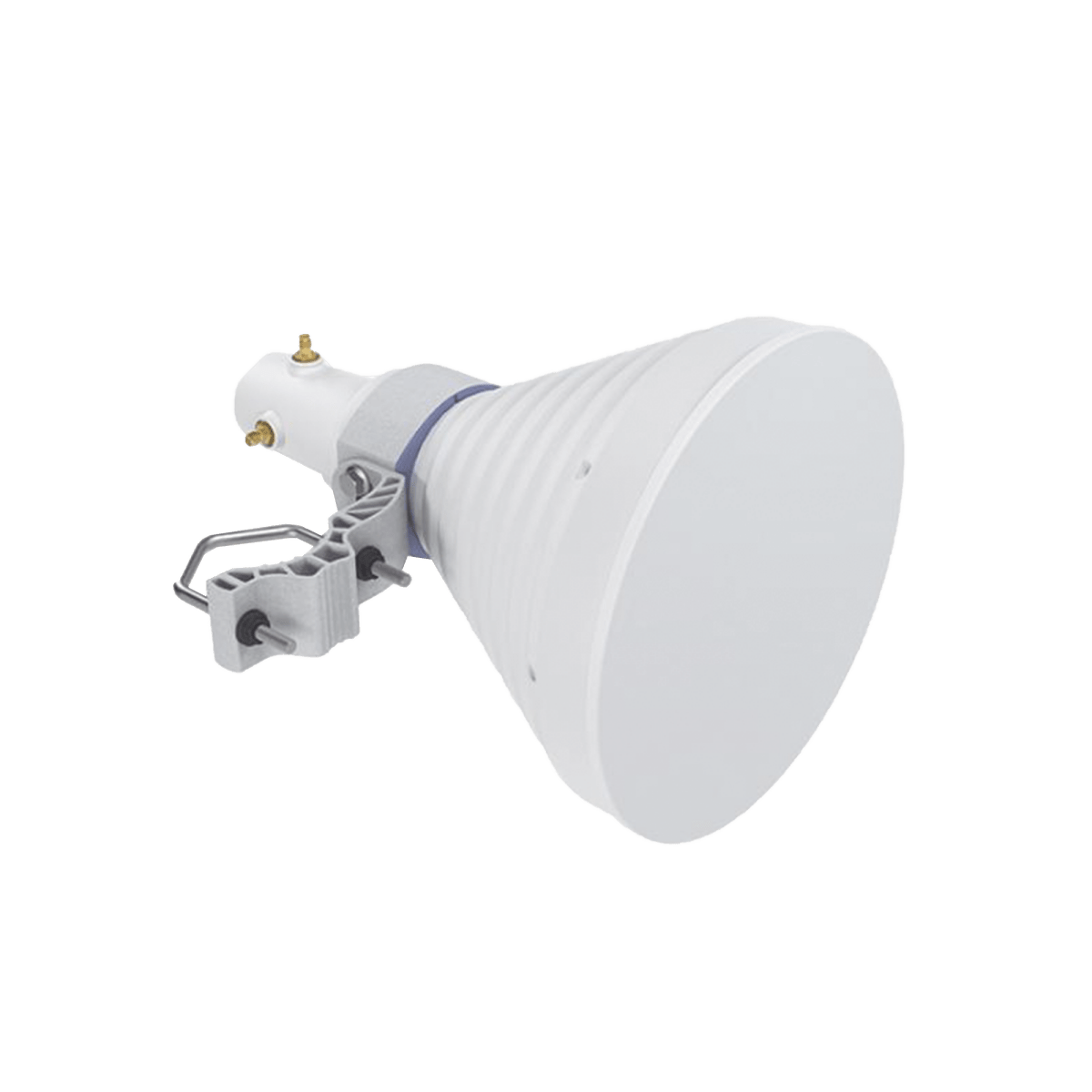 Antena Sectorial Simétrica Starter Horn de 30º, 5150 - 5950 MHz, ganancia de 18 dBi, conexión directa con radios IS-5AC, PS-5AC y IS-M5, conexión RP-SMA - SILYMX