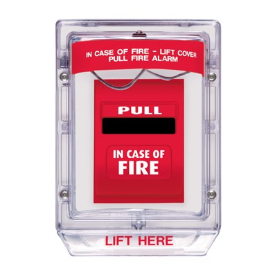 Protector de Policarbonato Súper Resistente para Palanca de Incendio Texto en Ingles - SILYMX