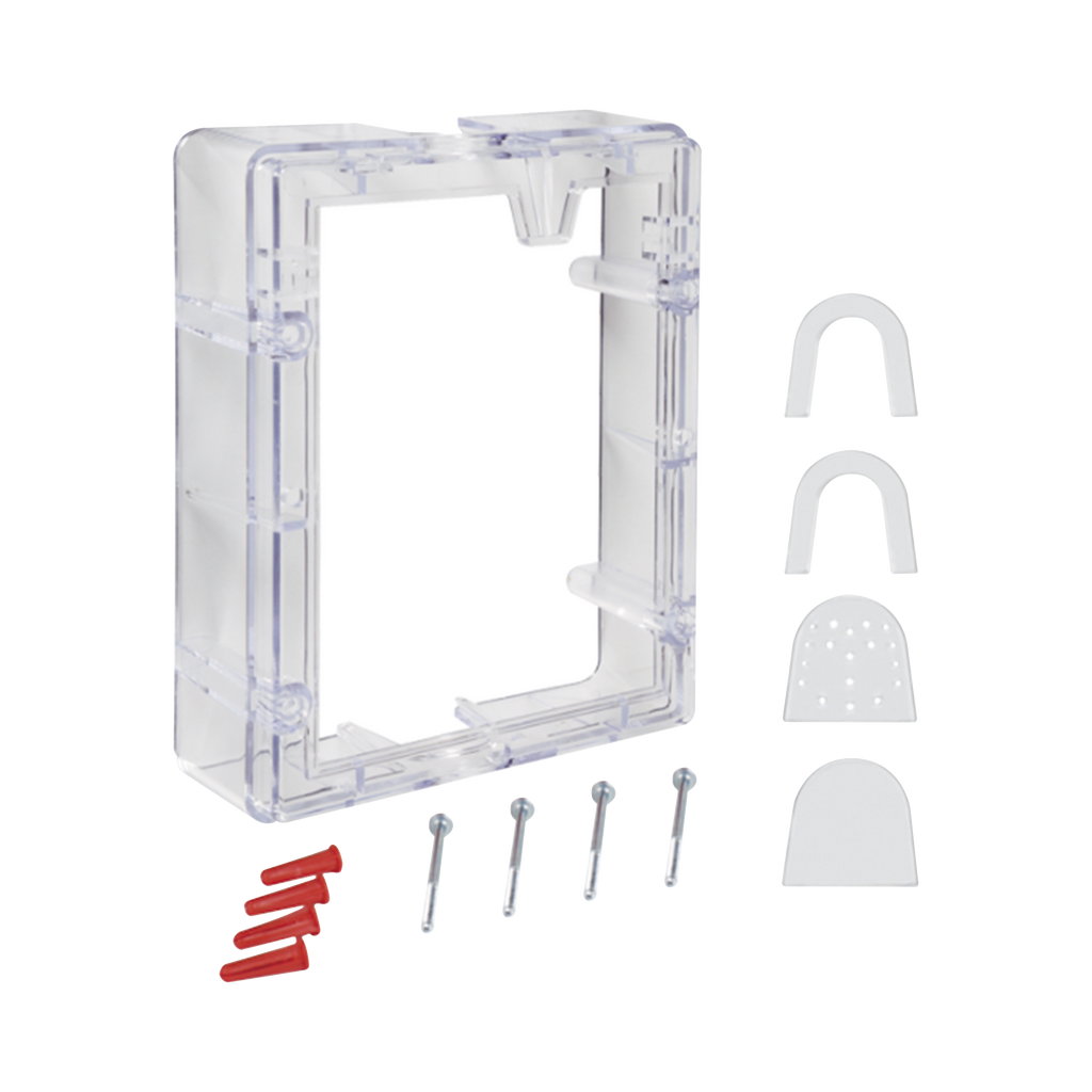 Espaciador de conducto con marco - Transparente para la serie Stopper - SILYMX