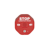 Anunciador Audible Inalámbrico para Salida de Emergencia, Texto en Inglés - SILYMX