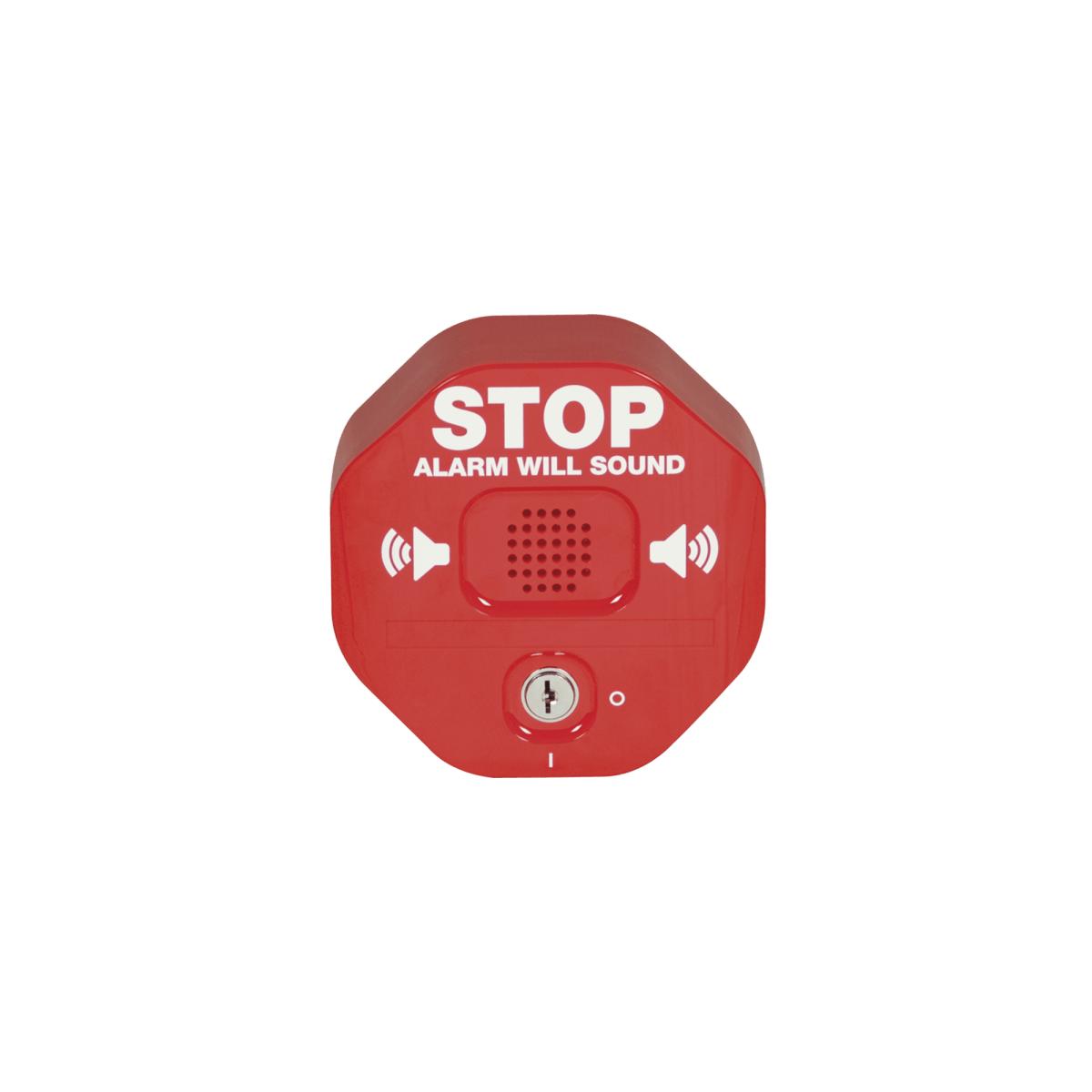 Anunciador Audible Inalámbrico para Salida de Emergencia, Texto en Inglés - SILYMX