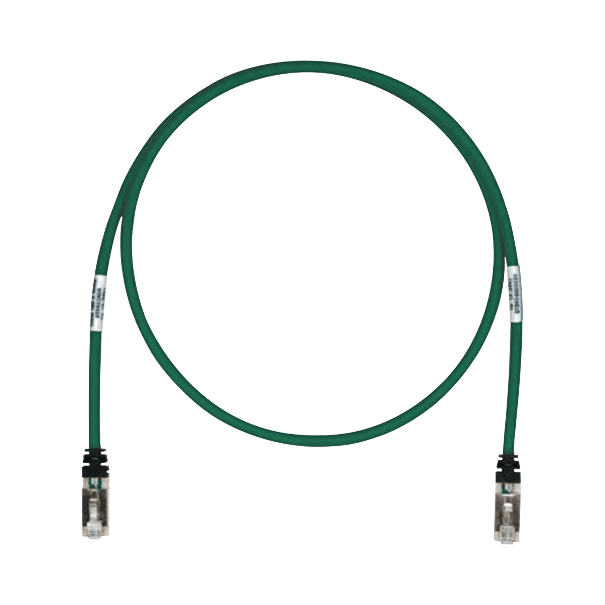 Patch Cord Cat6A, Blindado S/FTP, CM/LS0H, 10ft, Color Verde - SILYMX