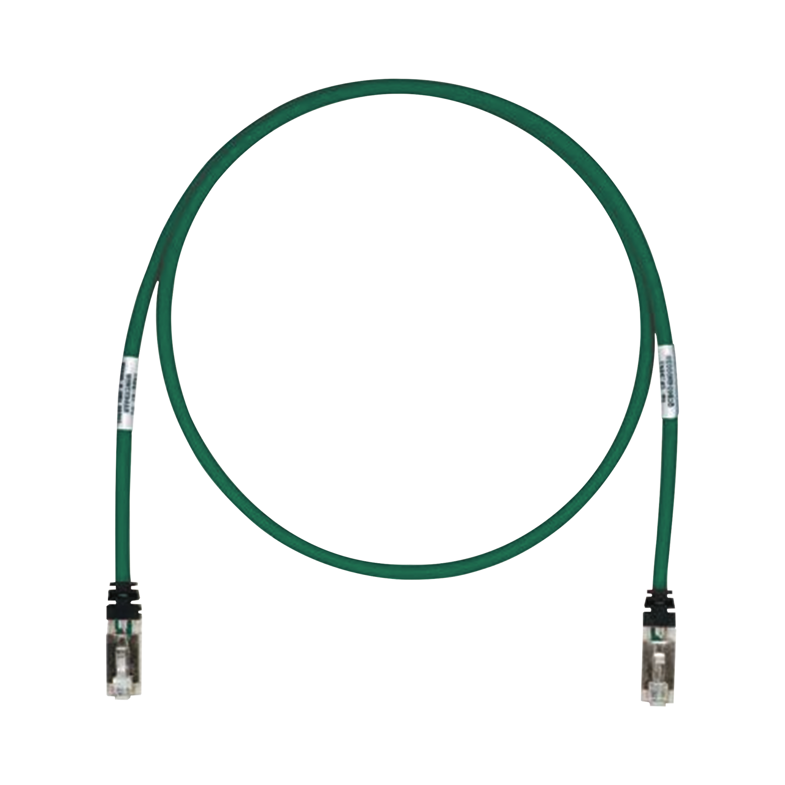 Patch Cord Cat6A, Blindado S/FTP, CM/LS0H, 13ft, Color Verde - SILYMX