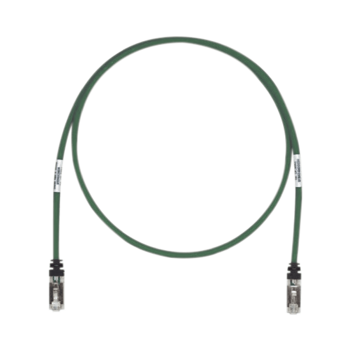 Patch Cord Cat6A, Blindado S/FTP, CM/LS0H, 7ft, Color Verde - SILYMX