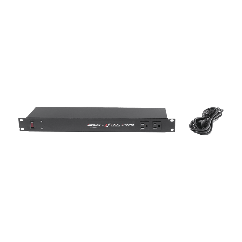 Tomacorriente (120 Vac) con Supresor de picos tipo A, Montaje en Rack 19" de 10 contactos - SILYMX