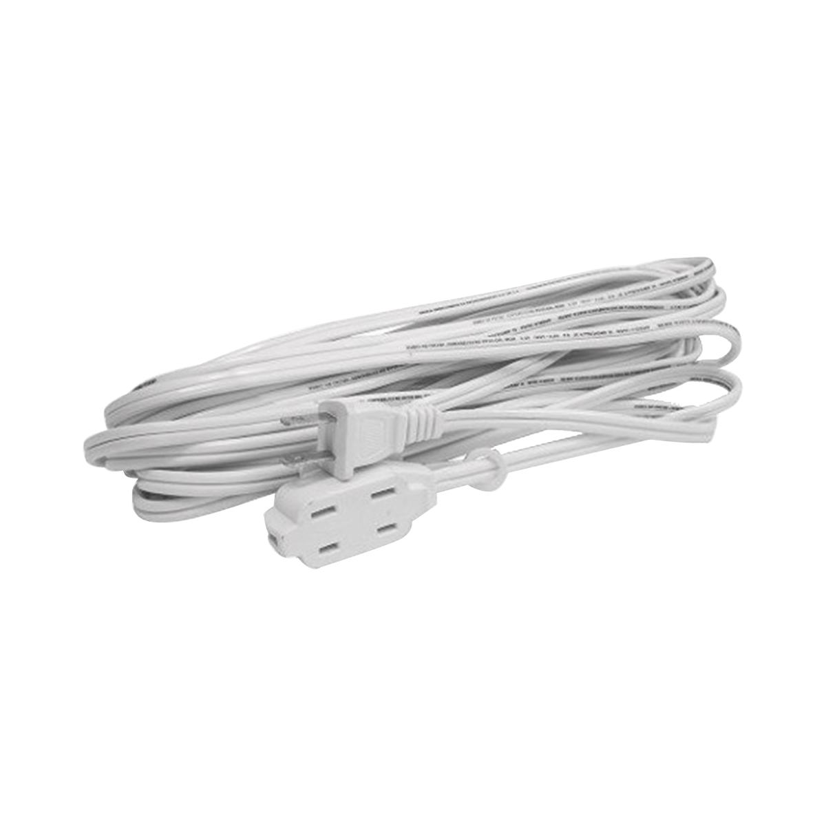 Extensión Eléctrica Doméstica de 5 metros, (127Vca/ 8A Máximo) clavija 2 patas con 3 salidas Color Blanca. - SILYMX