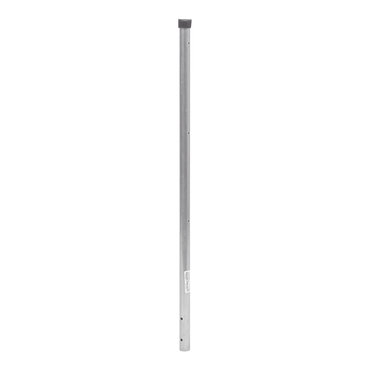 Poste de ESQUINA para Cerca Electrificada. Tubo Galvanizado cal. 18 de 1" Diam. y 0.8m Alto con Tapón, ideal para 3 Aisladores - SILYMX