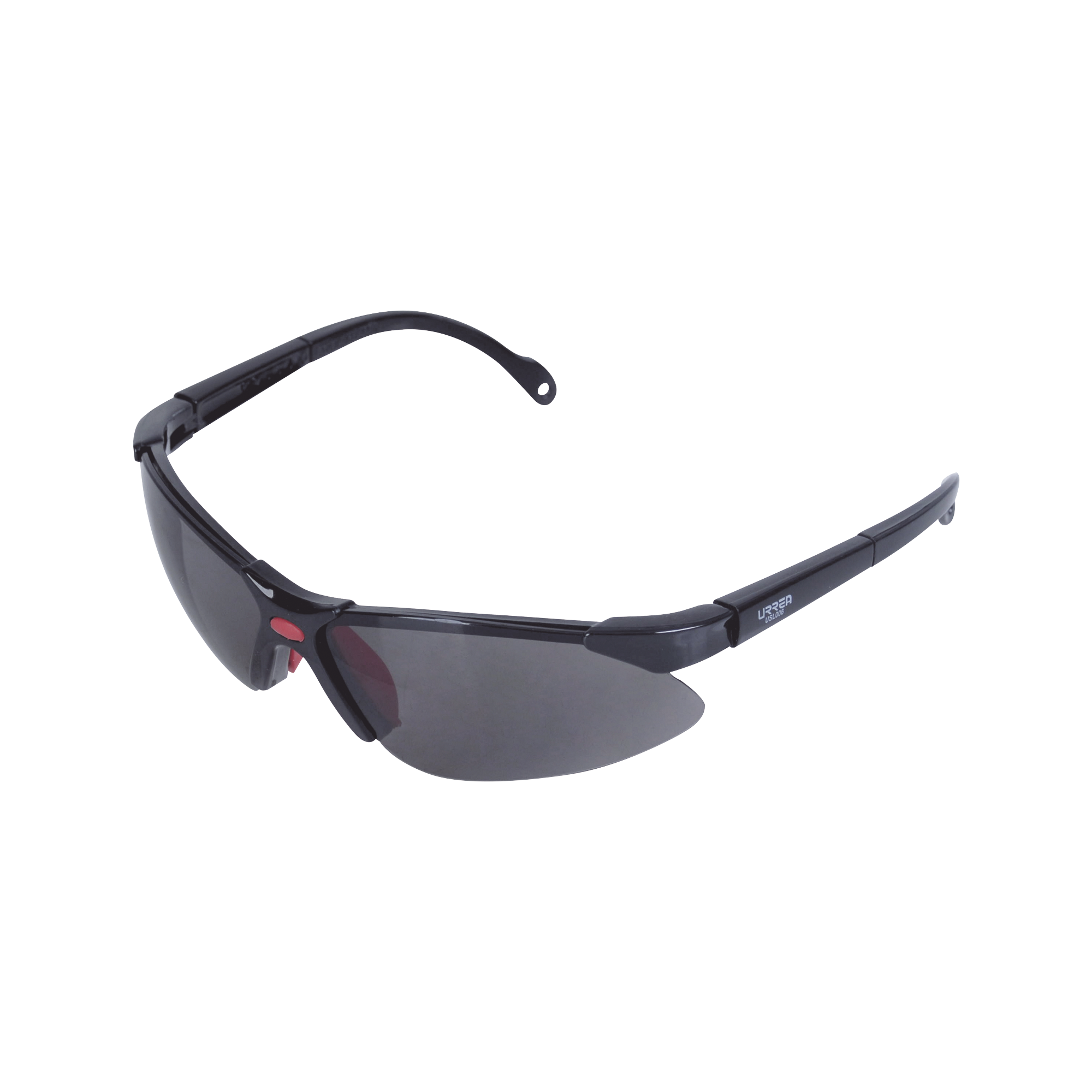 Lentes de seguridad modelo "Orión" negro, armazón de plástico. - SILYMX