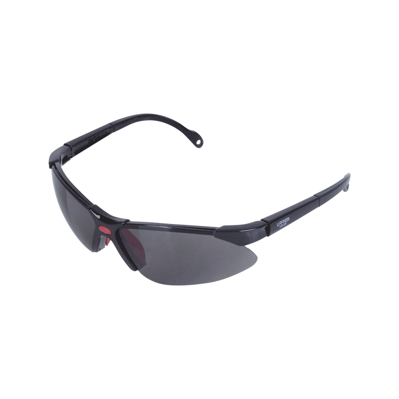 Lentes de seguridad modelo "Orión" negro, armazón de plástico. - SILYMX