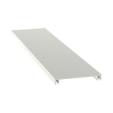 Cubierta Para Canaleta T-70 De Pvc Rígido 70.1 X 9.1 X 2400 Mm Color Blanco Mate - SILYMX