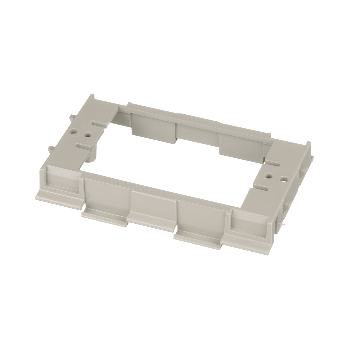 Soporte Para Montaje De Faceplates En Canaleta T70 De Pvc Rígido Color Gris Internacional - SILYMX