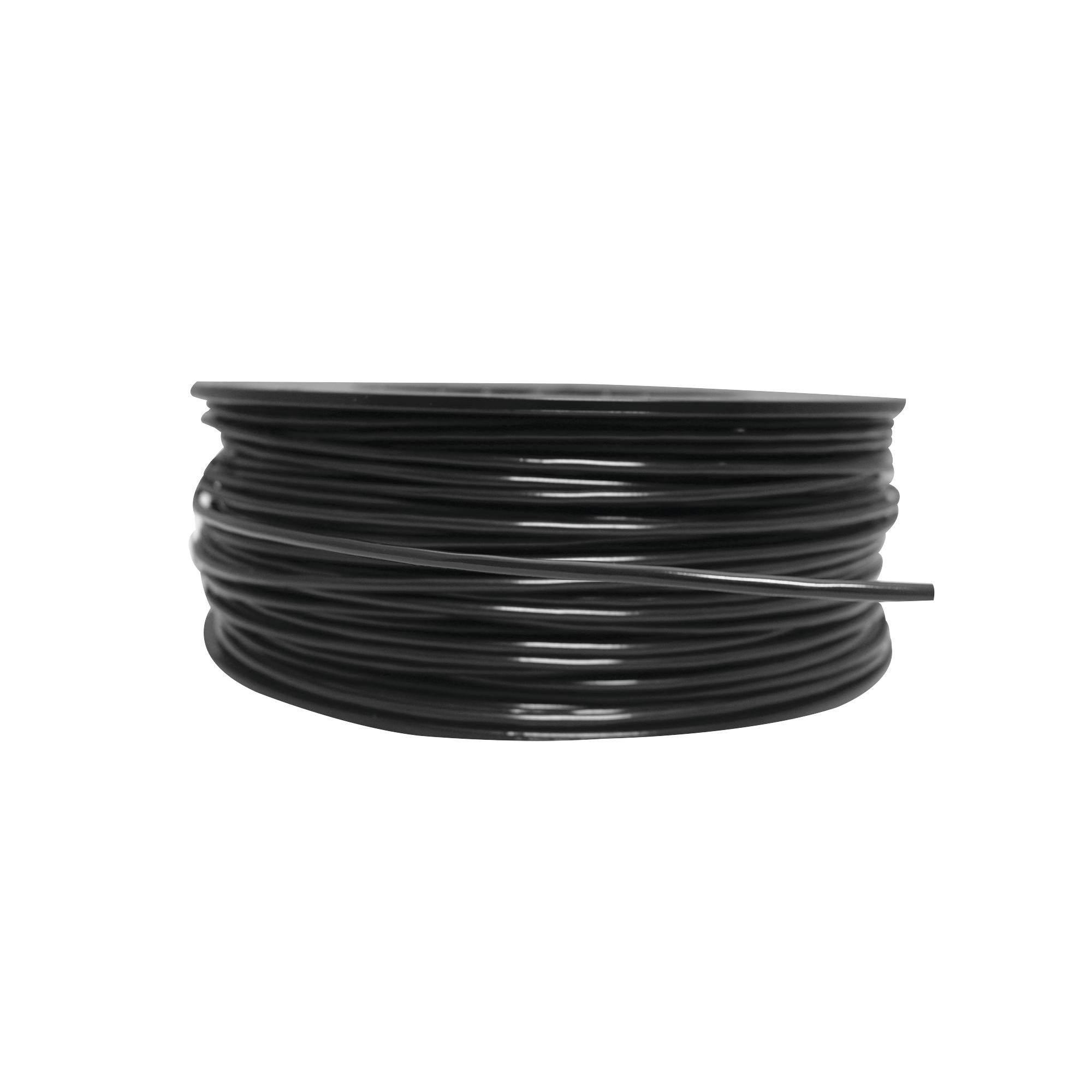 Bobina de 152 Metros de Cable Detector de Calor, Temperatura Fija 68 grados Celsius, Recubrimiento de Nylon Negro para Aplicaciones en Exterior, con Guía Acerada - SILYMX