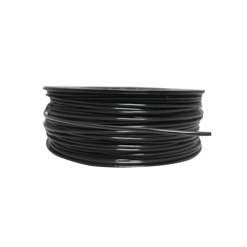 Bobina de 152 Metros de Cable Detector de Calor, Temperatura Fija 185° C, Recubrimiento de Nylon Negro para Aplicaciones en Exterior - SILYMX
