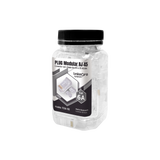 Bote con 100 Piezas de Plug Modular RJ45 Cat6A chapado de oro a 30 micras para durabilidad extrema - SILYMX