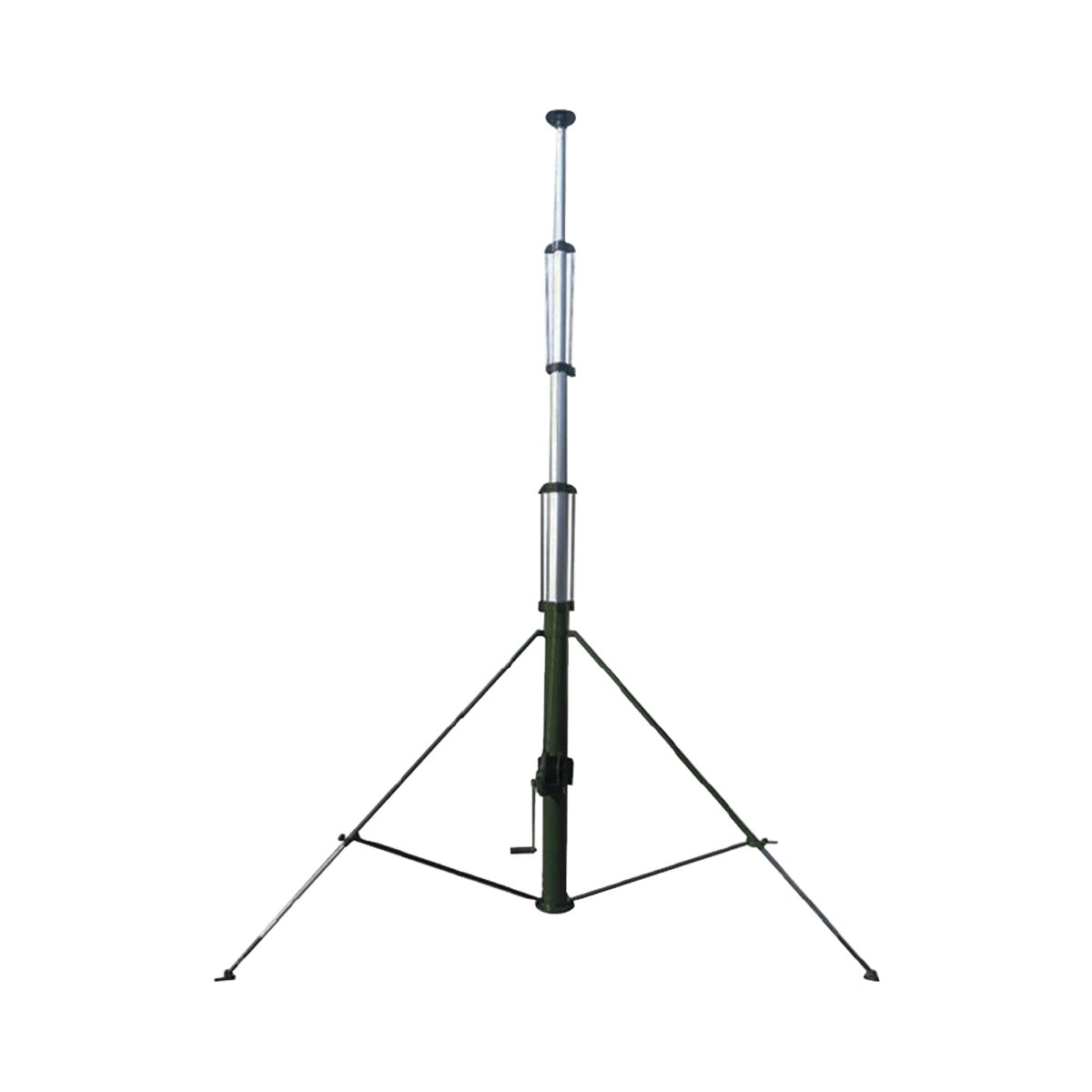 Mástil Telescópico Retraible Manual De 12 Metros Con Accesorios. Incluye Tripie. TELEMASTM12 - SILYMX