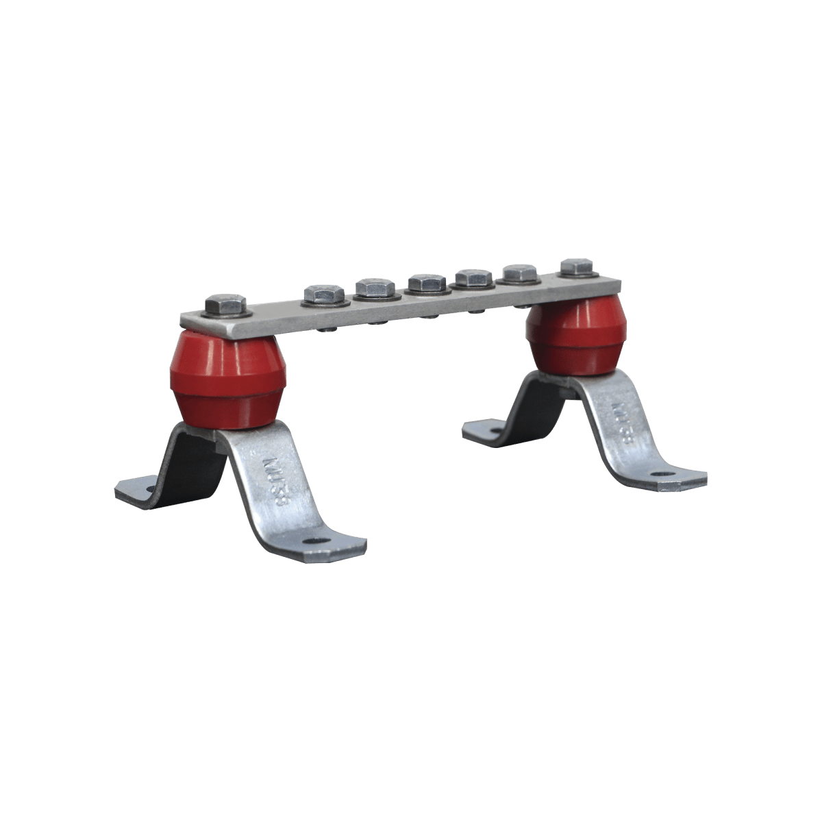 Barra De Unión De Aluminio De 5 Contactos 1-1/2" X 8" X 1/4" (38.1 X 203.2 X 6.35 Mm) TG-BPS-1520-AL - SILYMX