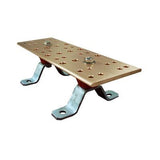 Barra De Unión Principal (Tmgb) Con Aisladores. Medida: 500 X 101.6 X 6.35 Mm (19-11/16" X 4" X 1/4"). TG-BUE-TMBG - SILYMX