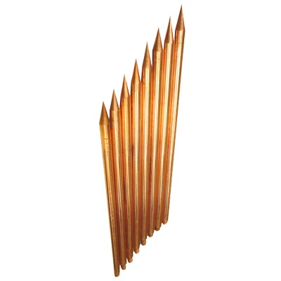 Varilla de Acero con Recubrimiento de Cobre TOTAL GROUND Diametro 1/2" de 1.5 m de Largo TG-VAR-1512 TG-VAR-1512 - SILYMX