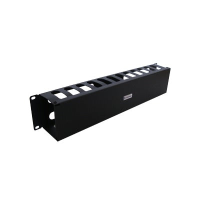 Organizador de cables horizontal de 19", 2UR (THE0040032001001) - SILYMX