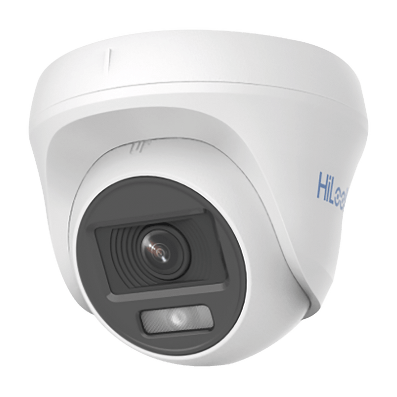 Turret TURBOHD 1080p / Imagen a Color 24/7 / Lente 2.8 mm / ColorVu Lite / Luz Blanca 20 mts / Uso en interior / Policarbonato - SILYMX