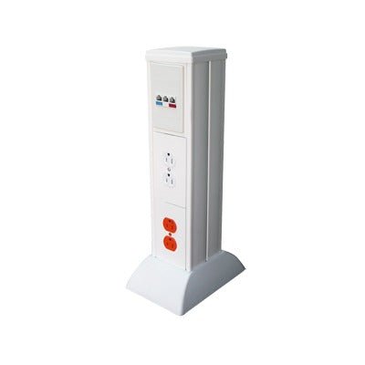 Mini columna para concentrar, distribuir y ordenar cables de energía eléctrica o puertos de datos de telecomunicaciones (10000-01000) - SILYMX