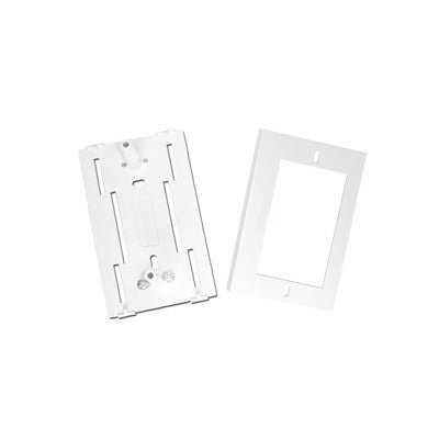 Soporte y tapa universal color blanco de PVC auto extinguible, para canaleta TEK100 (5595-10001) - SILYMX