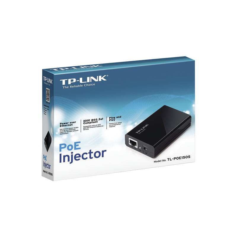 Inyector PoE Gigabit 802.3 af 1 puerto 10/100/1000 Mbps - SILYMX