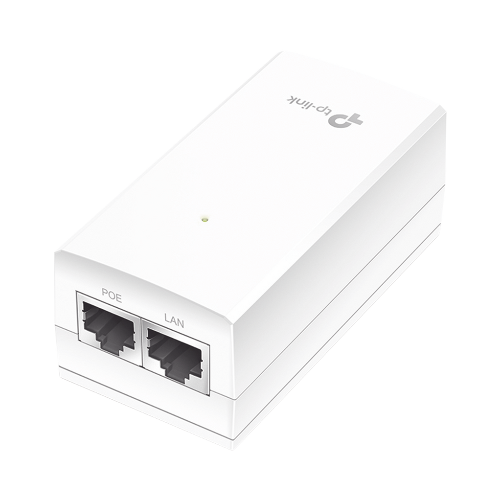 Inyector PoE pasivo de 24V, 2 puerto 10/100/1000 Mbps, plug-and-play