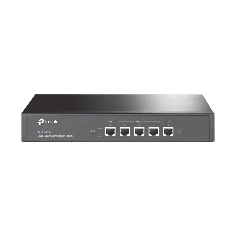 Router Balanceador de Carga Multi-Wan, 1 puerto LAN 10/100 Mbps, 1 puerto WAN 10/100 Mbps, 3 puertos Auto configurables LAN/WAN, Sesiones Concurrentes 30,000 para Negocios Pequeños y Medianos - SILYMX