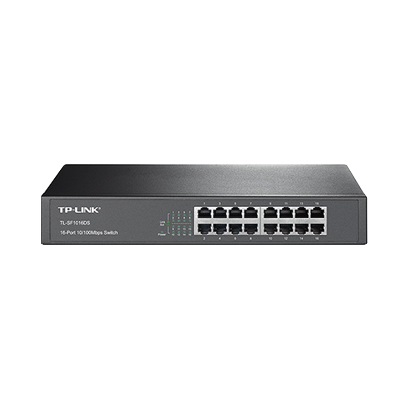 Switch no administrable de 16 puertos 10/100 Mbps de escritorio y para montaje en rack - SILYMX
