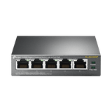 Switch PoE Gigabit de 5 puertos, con 4 puertos PoE 802.3af/at de hasta 56 W - SILYMX