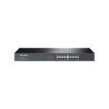 Switch Gigabit no administrable de 16 puertos 10/100/1000 Mbps para rack - SILYMX