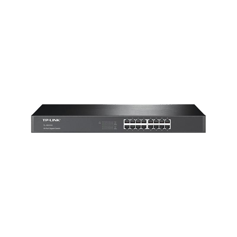 Switch Gigabit no administrable de 16 puertos 10/100/1000 Mbps para rack - SILYMX