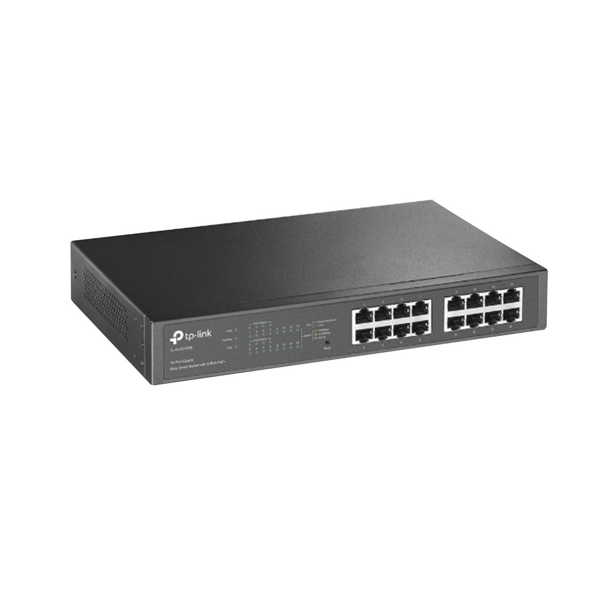 Switch Easy Smart PoE+, 16 puertos 10/100/1000Mbps, 8 puertos PoE+, 150W - SILYMX