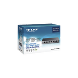 Switch TP-Link Gigabit Ethernet Easy Smart PoE 8 Puertos 10/100/1000Mbps (4x PoE) 16 Gbit/s 4000 entradas No Administrable TL-SG108PE - SILYMX