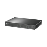 Switch de escritorio PoE+, no Administrable 8 puertos 10/100/1000 Mbps + 1 puertos 10/100/1000 Mbps (Uplink) + 1 puerto SFP, 63W - SILYMX