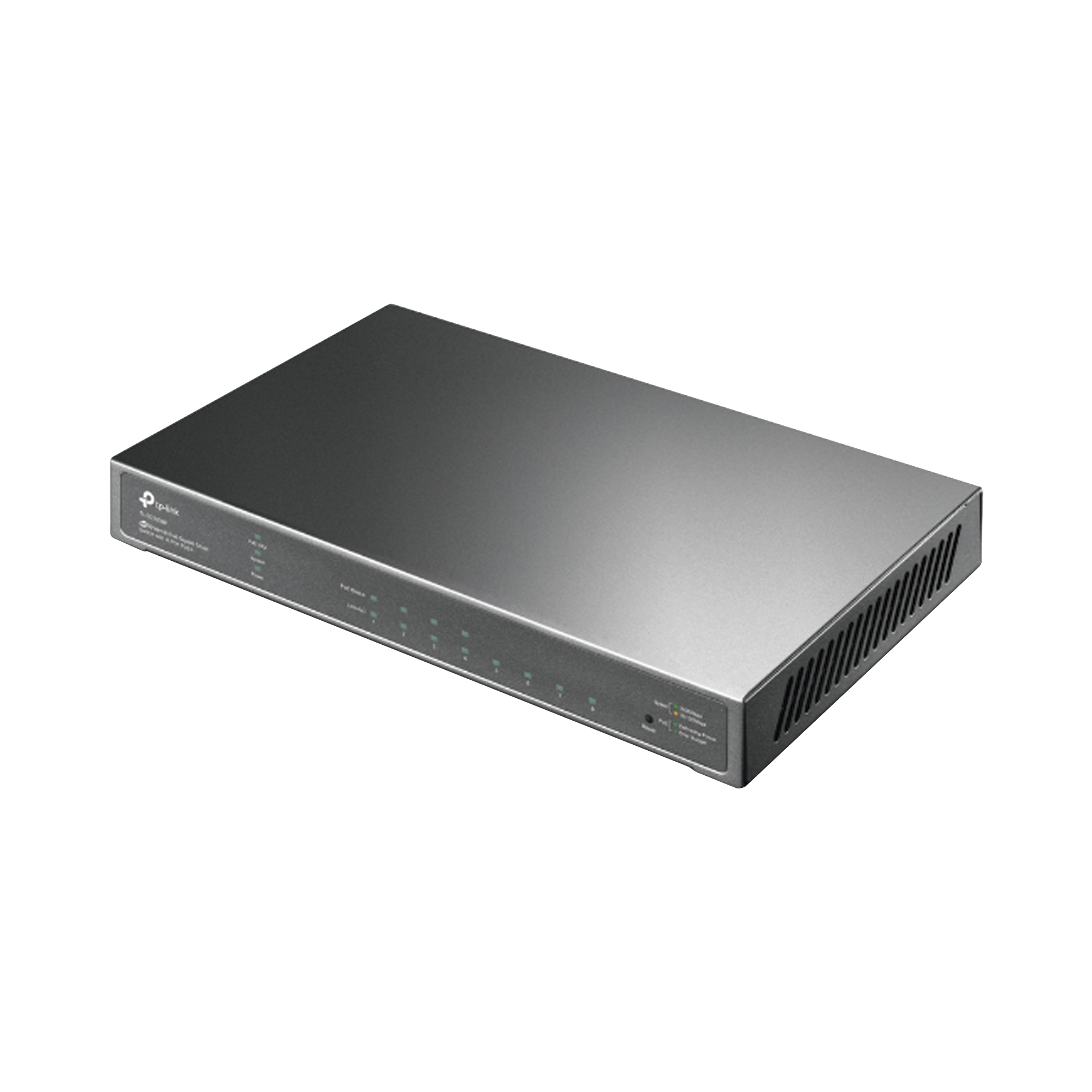 Switch PoE Tp-Link JetStream SDN Administrable 8 puertos 10/100/1000 Mbps, 4 puertos PoE, 62W, administración centralizada OMADA SDN TLSG2008P - SILYMX