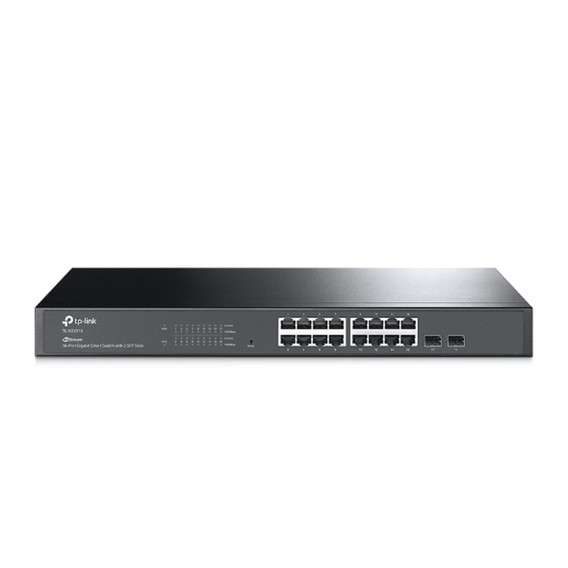 Switch JetStream SDN Administrable 16 puertos 10/100/1000 Mbps + 2 puertos SFP, administración centralizada OMADA SDN - SILYMX