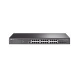 Switch JetStream SDN Administrable 24 puertos 10/100/1000 Mbps + 4 puertos SFP+, administración centralizada OMADA SDN - SILYMX