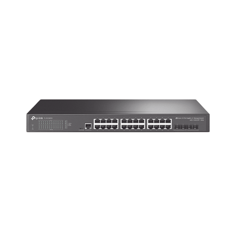 Switch JetStream SDN Administrable 24 puertos 10/100/1000 Mbps + 4 puertos SFP+, administración centralizada OMADA SDN - SILYMX