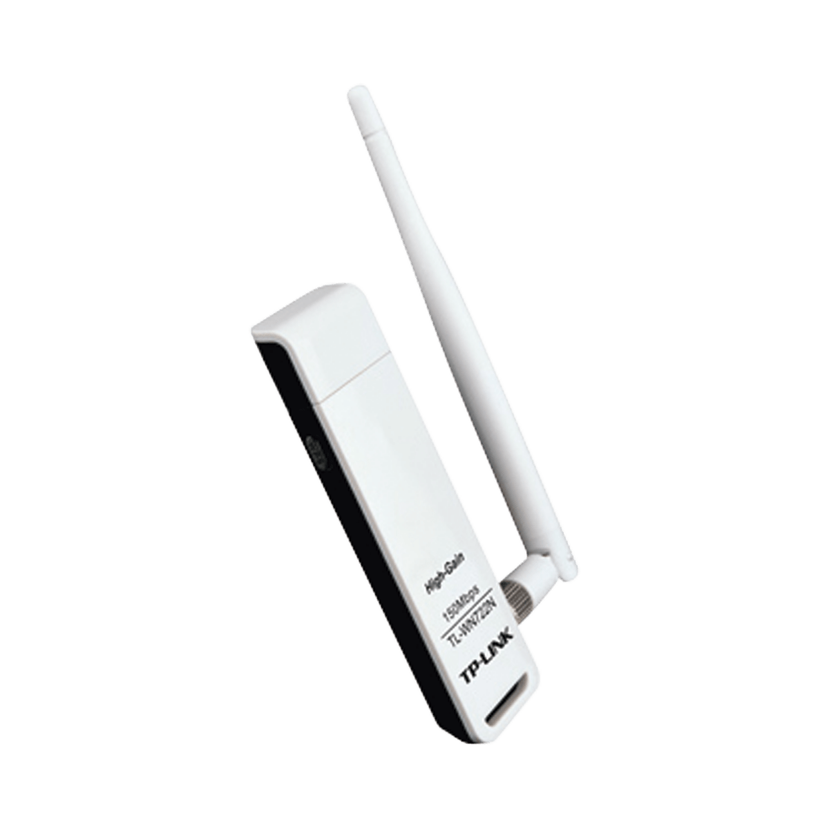 Adaptador USB inalámbrico de alta ganancia N 150 Mbps 2.4 GHz con 1 antena desmontable de 4dBi - SILYMX