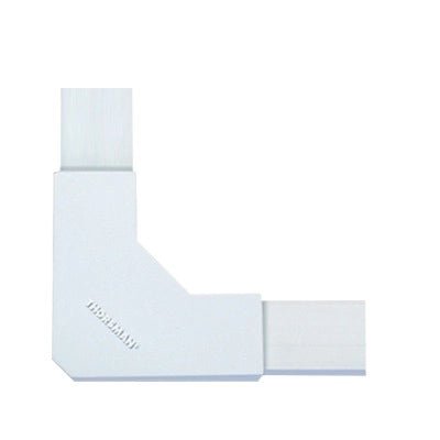 Sección en "L" blanco de PVC auto extinguible, para canaletas TMK1020, TMK1020SD, TMK1020CD (5130-02001) - SILYMX