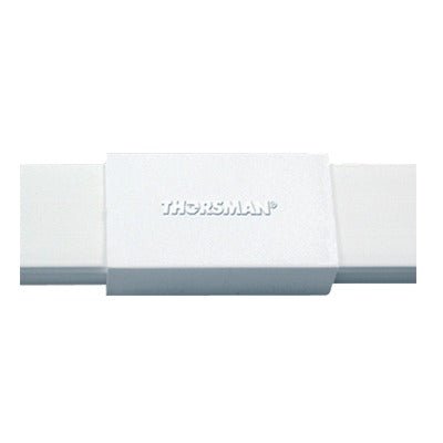 Pieza de unión color blanco de PVC auto extinguible, para canaletas TMK1020, TMK1020SD, TMK1020CD (5180-02001) - SILYMX
