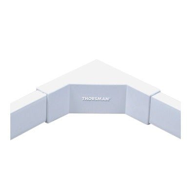 Esquinero interior color blanco de PVC auto extinguible, para canaleta TMK1720 (5220-02001) - SILYMX